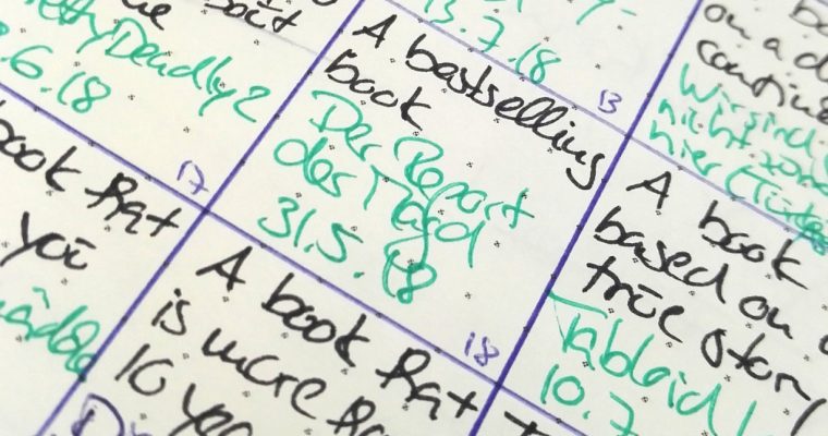 Herbst Buch Bingo