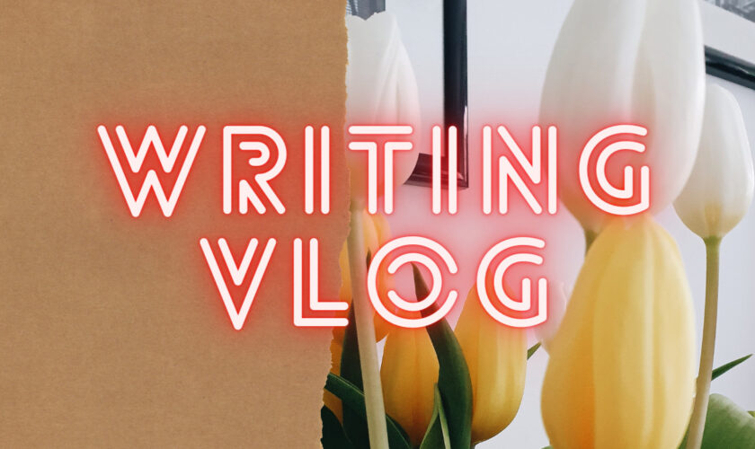 A cozy writing vlog